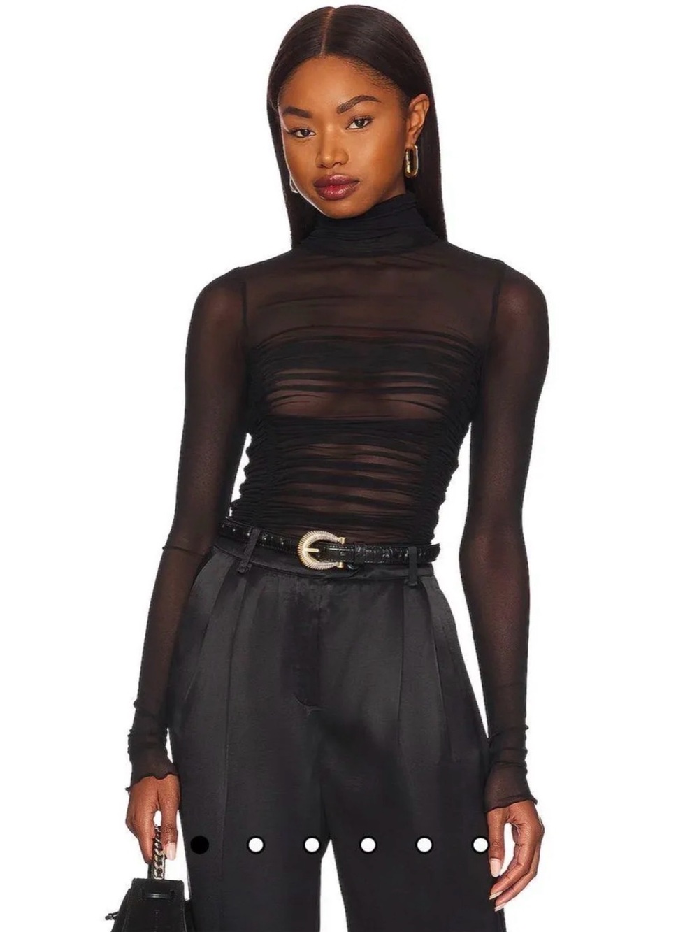 Free people sheer bodysuit S